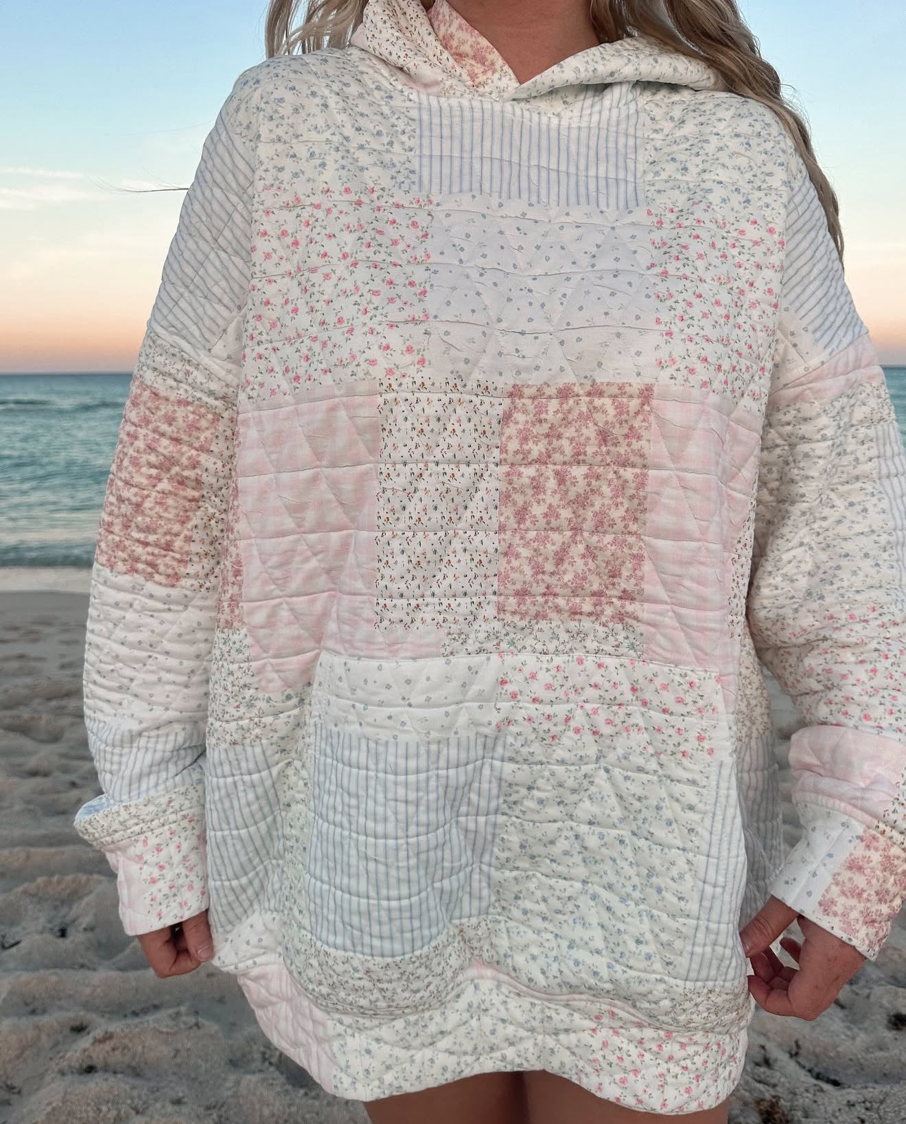 Quilted Pastel Hoodie – Sunkissedcoconut