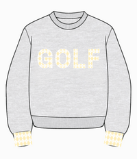 Pearl Grey Golf Sweatshirt