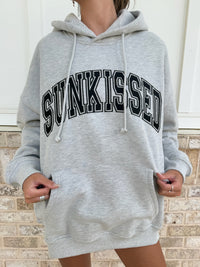 Sunkissed Collegiate Embroider Oversized Hoodie