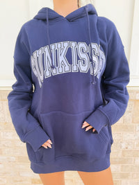 Sunkissed Collegiate Embroider Oversized Hoodie