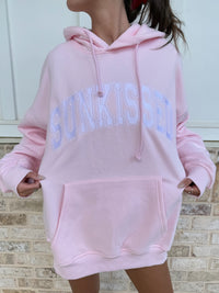Sunkissed Collegiate Embroider Oversized Hoodie