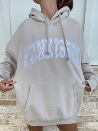 Sunkissed Collegiate Embroider Oversized Hoodie