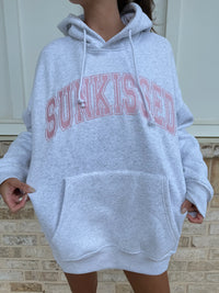 Sunkissed Collegiate Embroider Oversized Hoodie