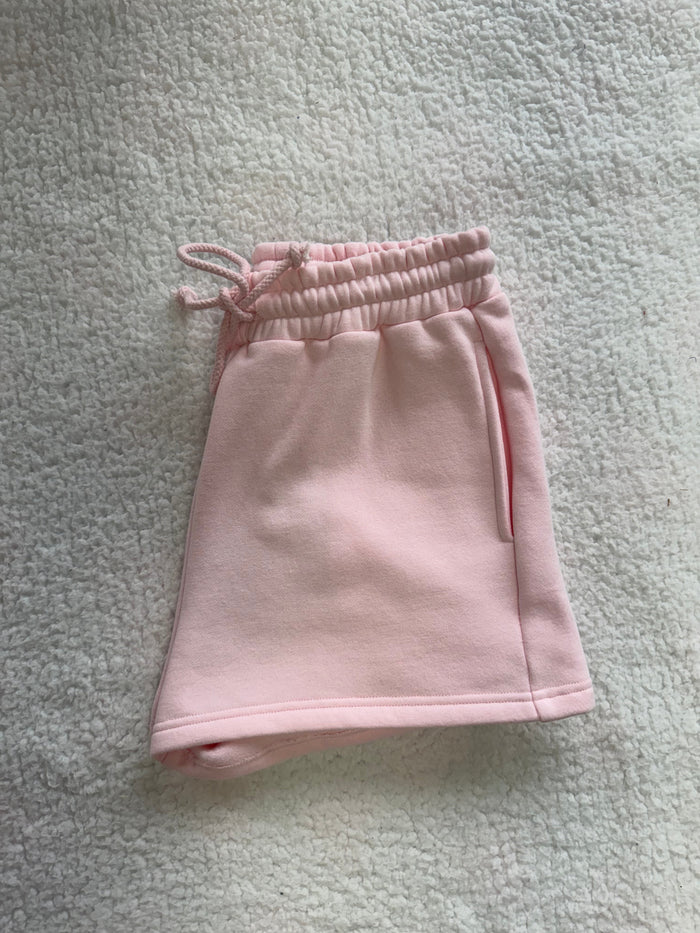 Light Pink Basic Blank Shorts