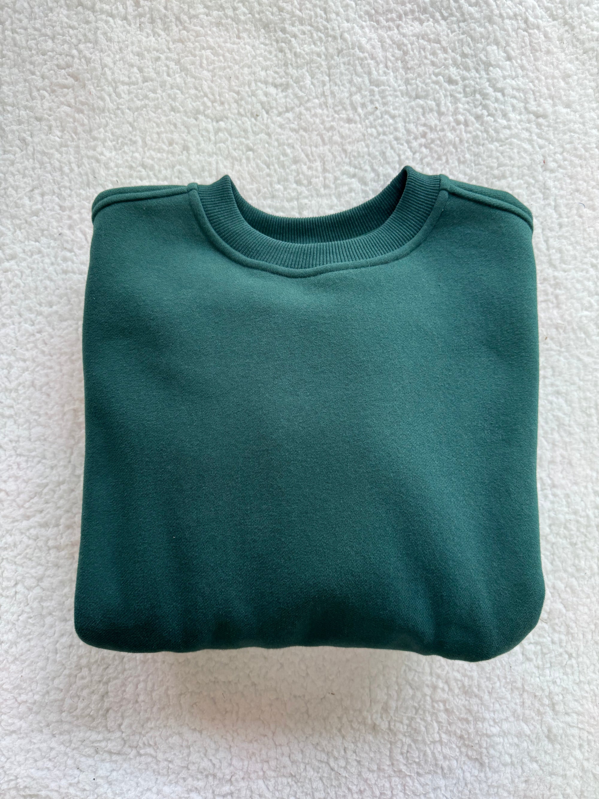 Winter Green Basic Blank Sweatshirt