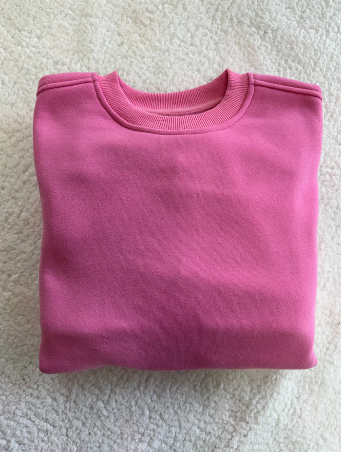 Taffy Pink Basic Blank Sweatshirt