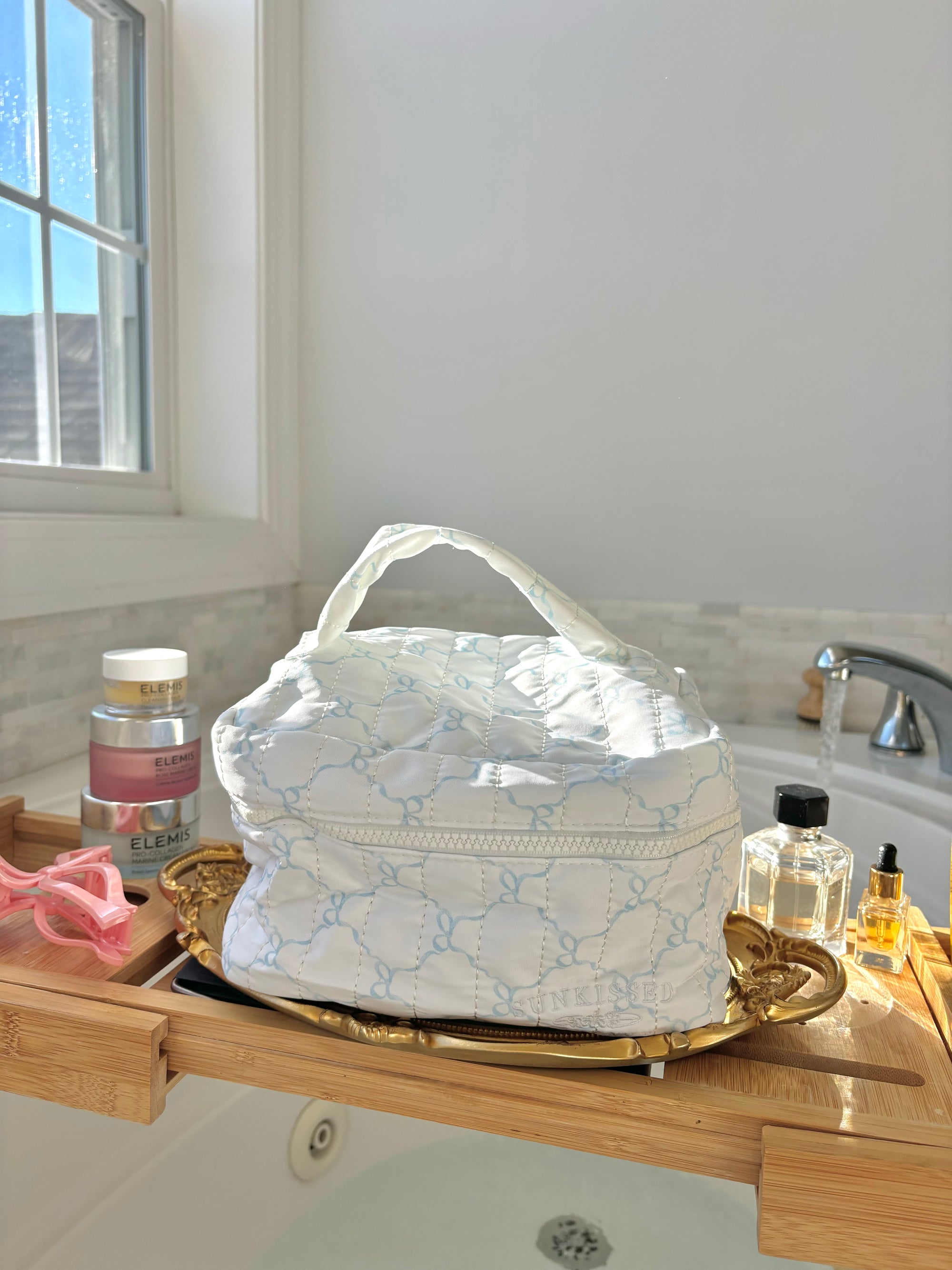 Coquette Ribbon Handmade Makeup Bag