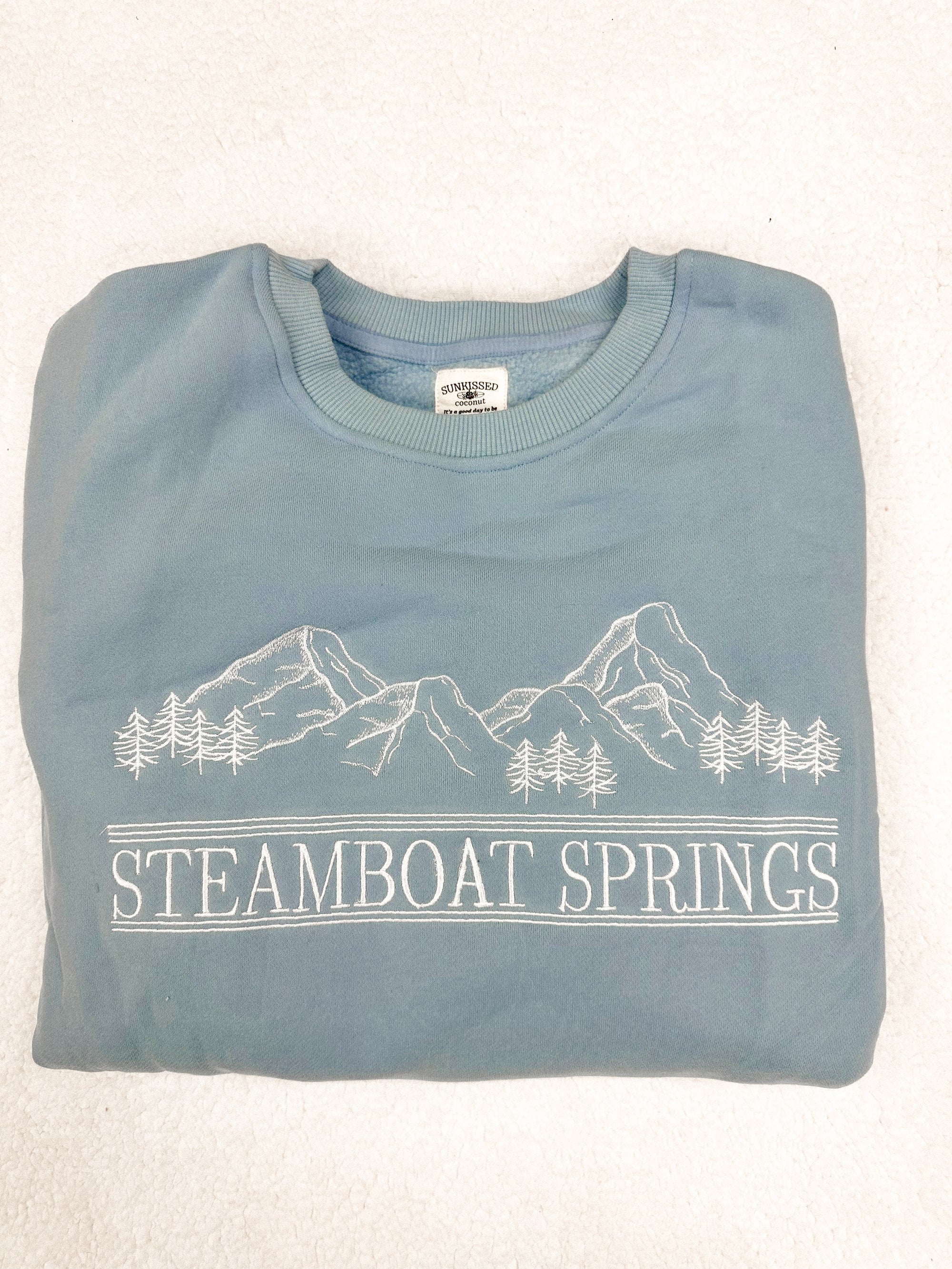 Steamboat Springs Embroider Sweatshirt