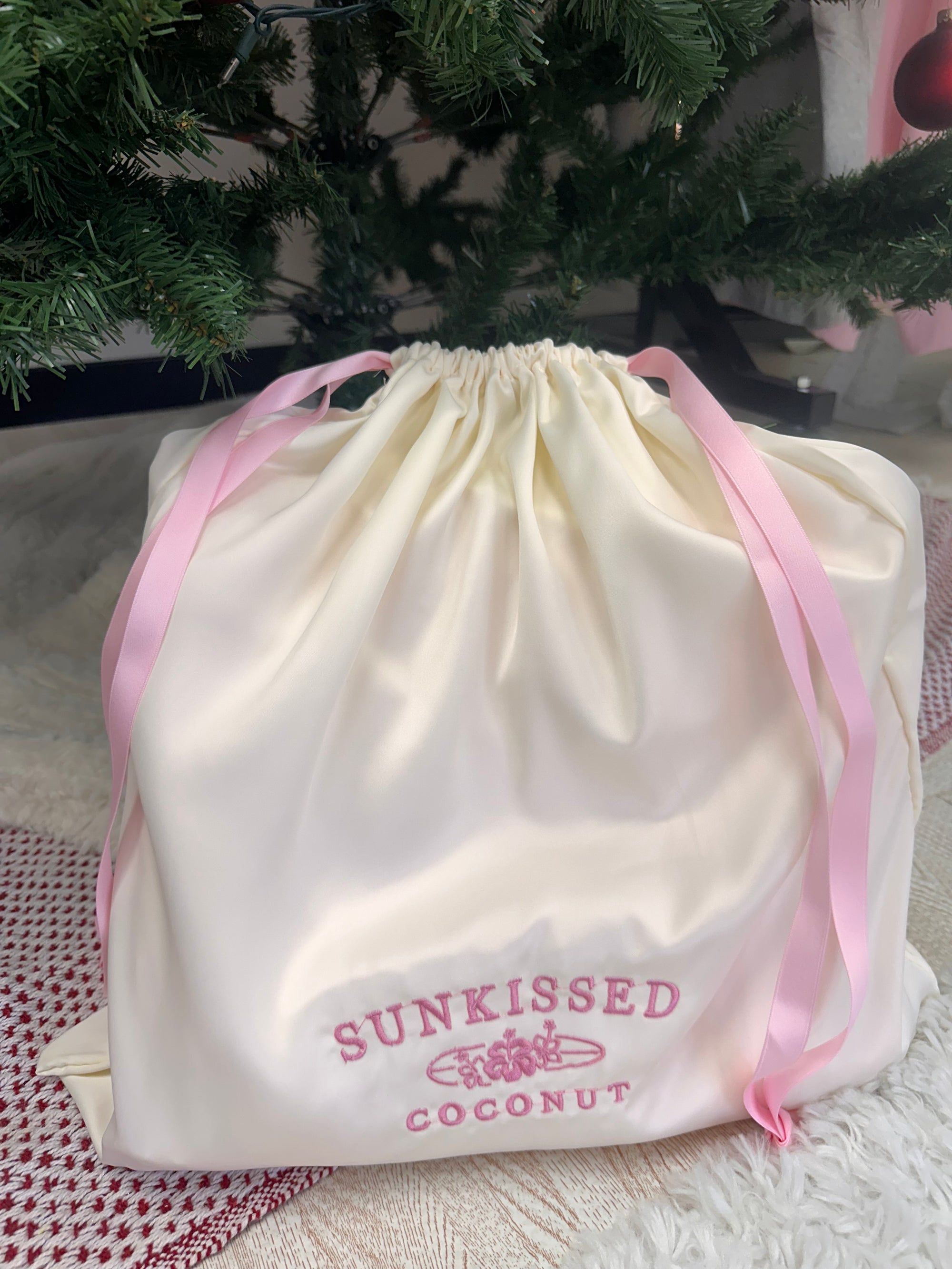 Gift Bag Luxury Sunkissedcoconut Embroider Logo