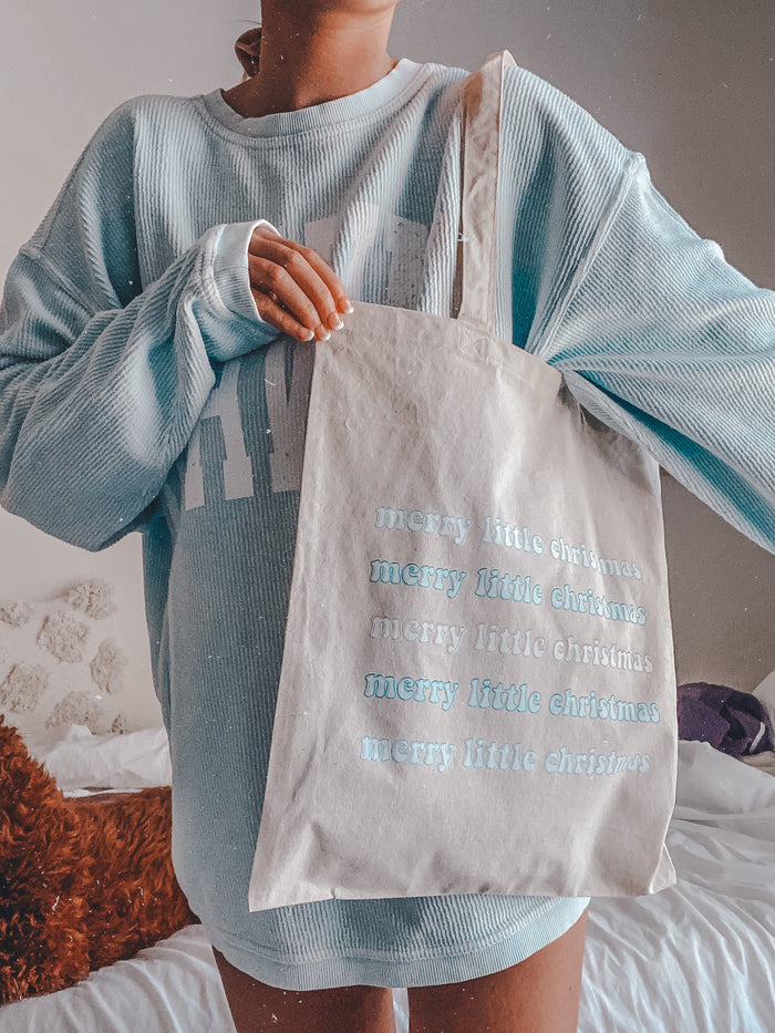 Merry Little Christmas Tote Bag