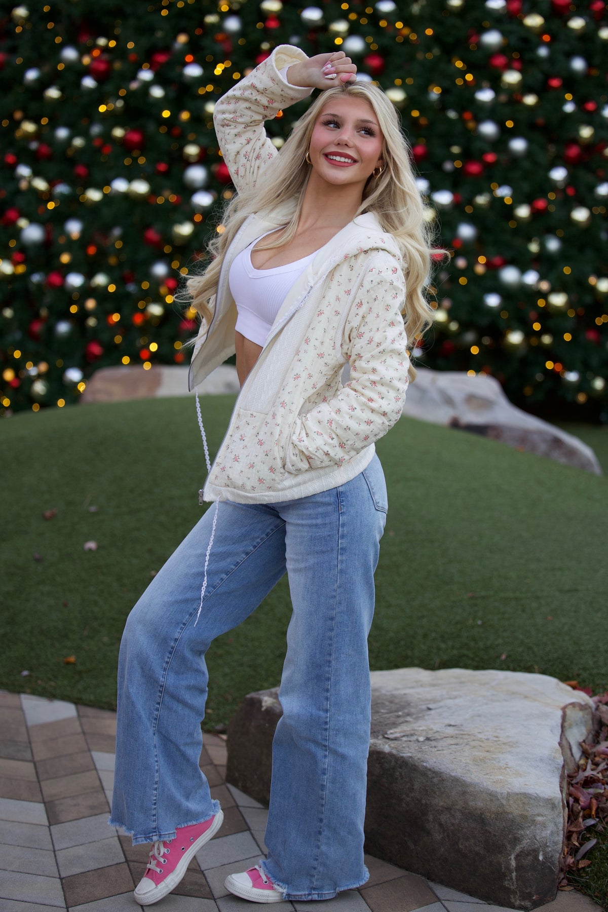 Flower Avenue Quilted Jacket