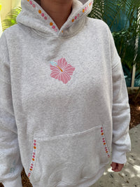 Golden Coast Bloom Embroidered Hoodie