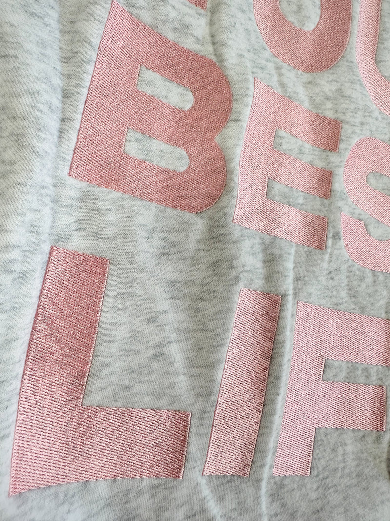 Live Your Best Life Embroider Hoodie