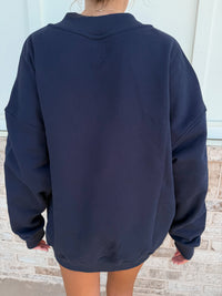 Newport Summer Embroider V-Neck Sweatshirt