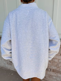 Newport Summer Embroider V-Neck Sweatshirt