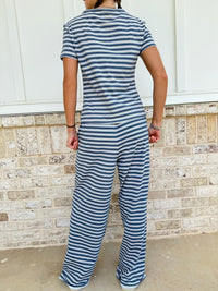 Billie Striped Loungewear Pants
