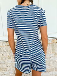 Billie Striped Loungewear Shorts