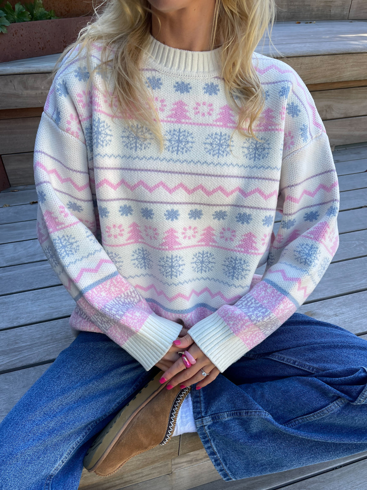 Icelandic Lights Winter Sweater