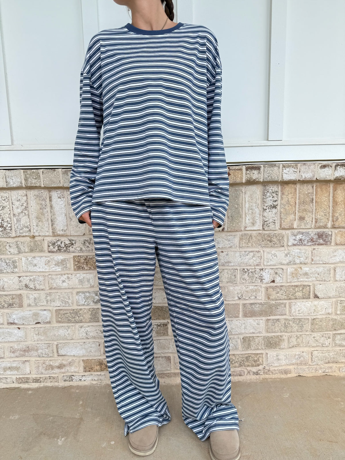 Billie Striped Loungewear Pants