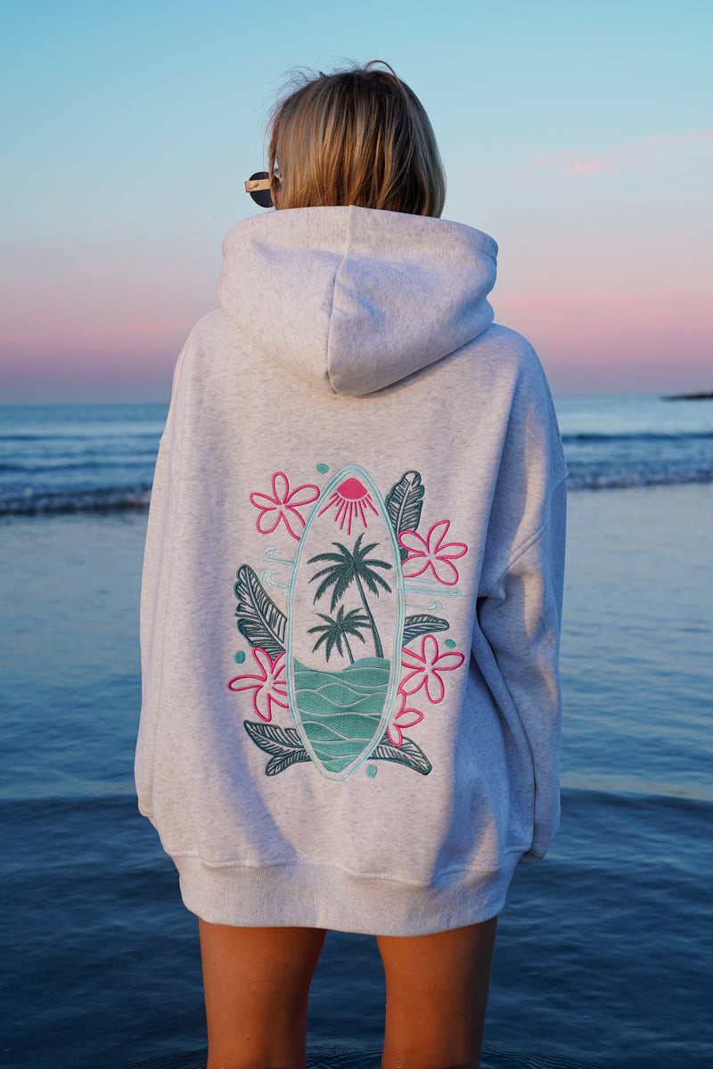 Sudadera Con Capucha In My Surfing Era | Estampado Olas Y Tabla De Surf | Peso 241 Gr