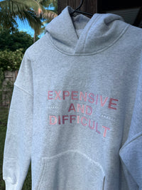 Expensive And Difficult Embroider Hoodie