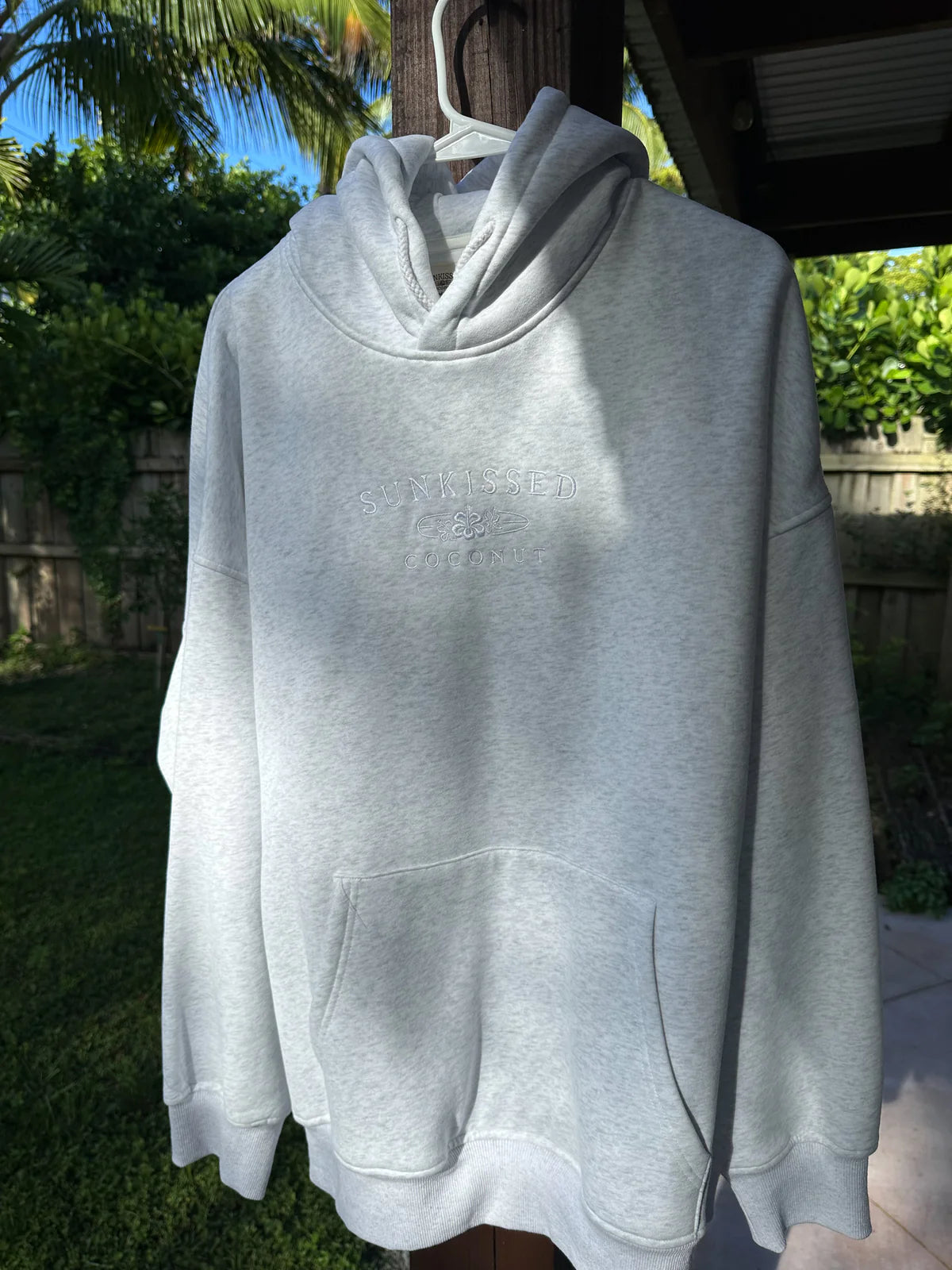 Sunkissedcoconut Embroider Oversized Hoodie