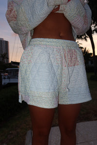 Quilted Pastel Shorts