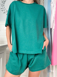 Bubbly Green Basic Blank Tee