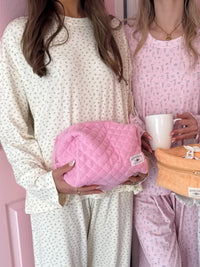 Pale Floral Pajama Pants