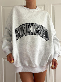 Black Seersucker Stripe Preppy Sunkissed Sweatshirt