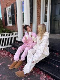 Light Pink Lilo Blue Floral Sweatshirt