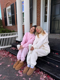 Light Pink Lilo Blue Floral Sweatshirt