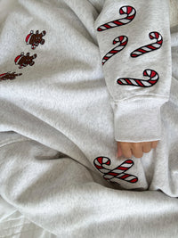 Pearl Grey Gingerbread Recipe Christmas Embroider Sweatshirt