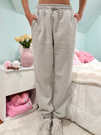 Afternoon Grey Basic Blank Jogger Sweatpants