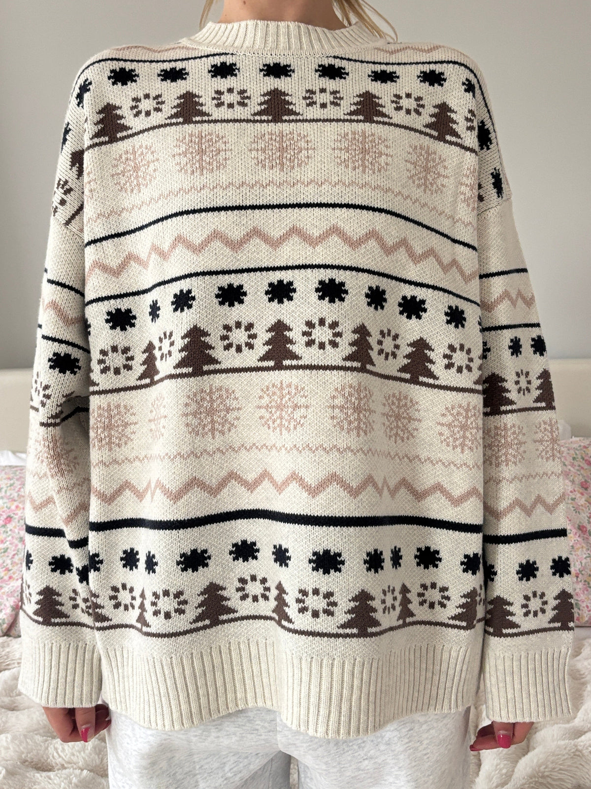 Moose Tracks Winter Sweater