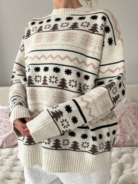 Moose Tracks Winter Sweater