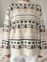 Moose Tracks Winter Sweater