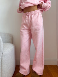 Polka Dot Flare Sweatpants