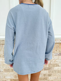 The Chelsea Oversized Soft Striped Set