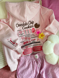 Light Pink Chocolate Chip Cookie Recipe Embroider Hoodie