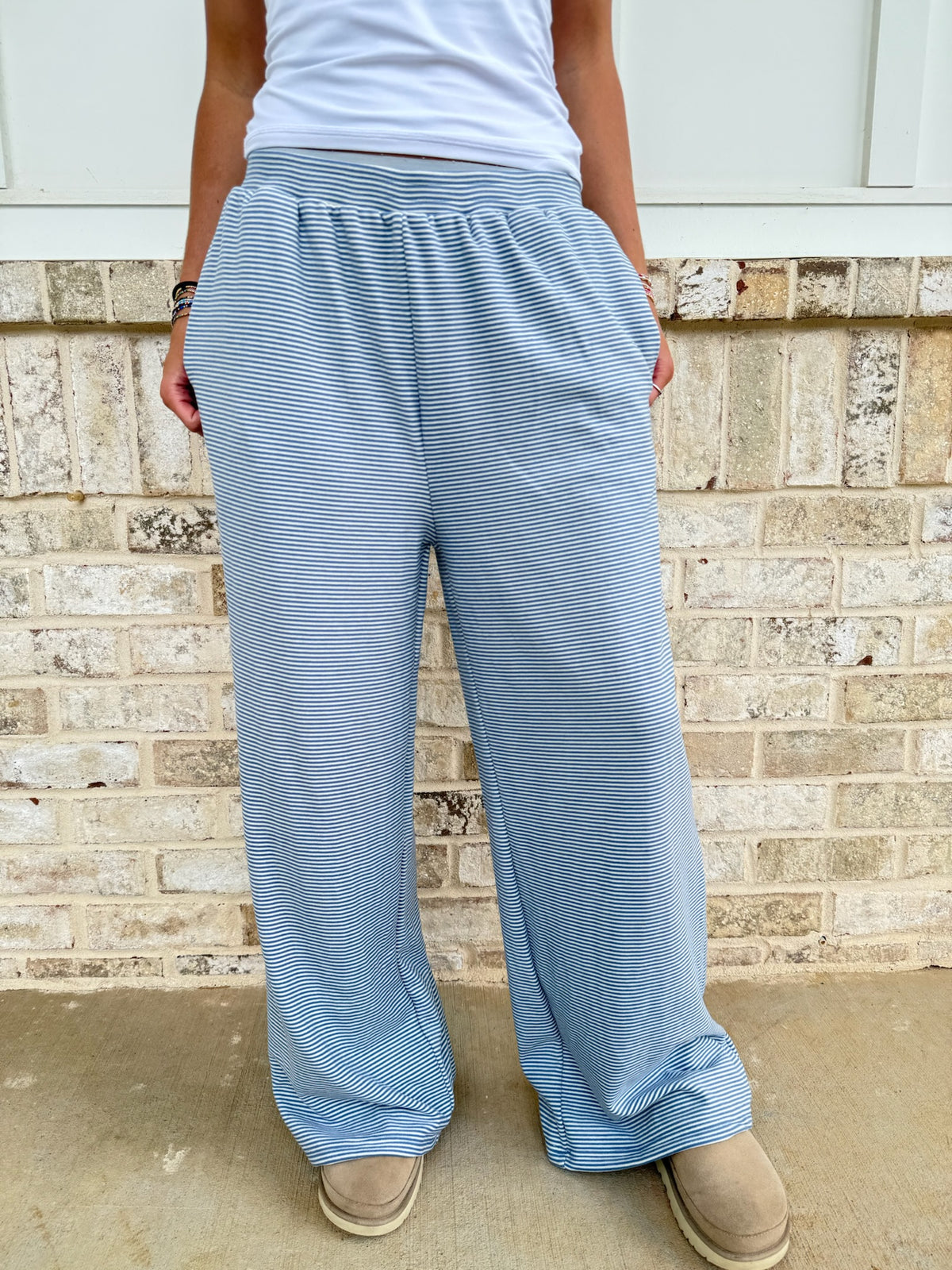 The Chelsea Oversized Soft Striped Set