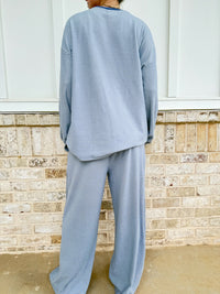 The Chelsea Oversized Soft Striped Set