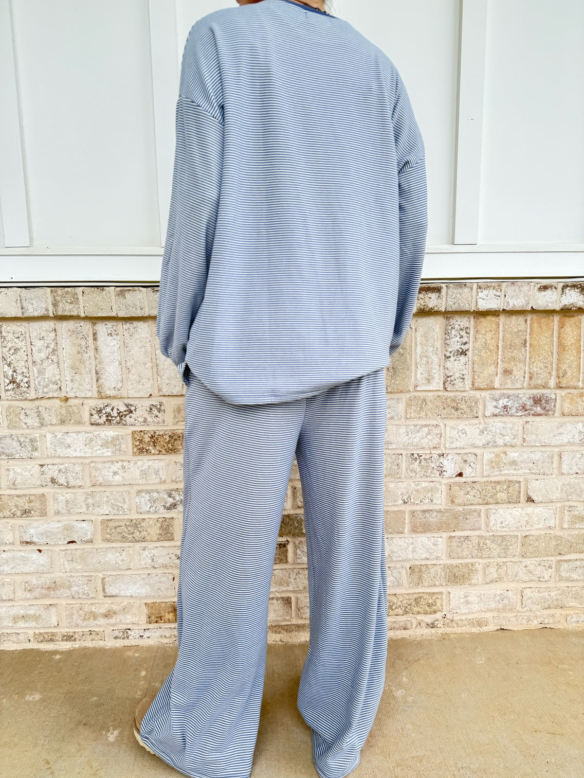 The Chelsea Oversized Soft Striped Set