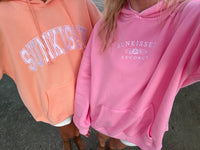 Cotton Candy Stitched Sunkissedcoconut Hoodie 100% Cotton