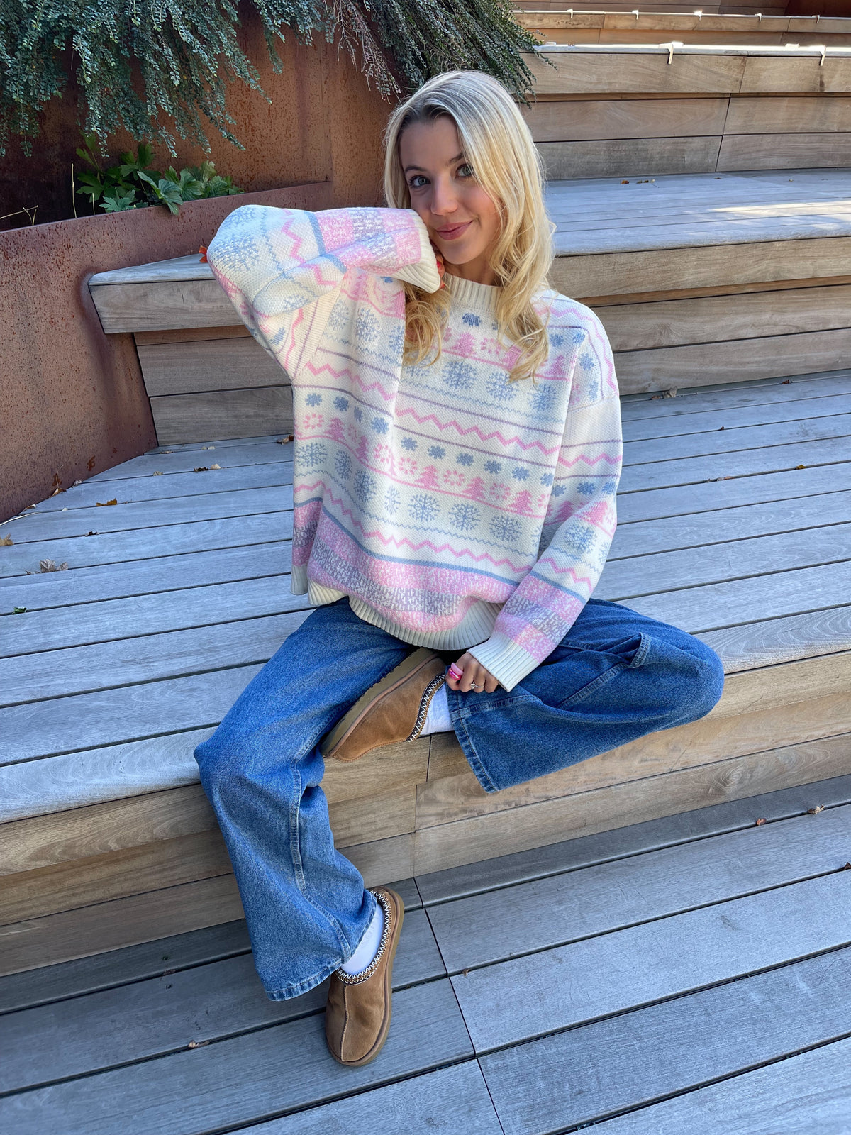 Icelandic Lights Winter Sweater