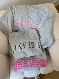 Sunkissed Striped Soft Touch Mockneck Sweatshirt