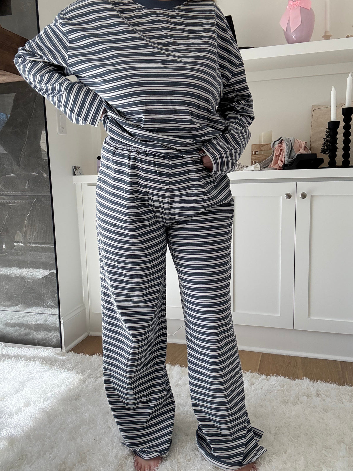 Billie Striped Loungewear Pants