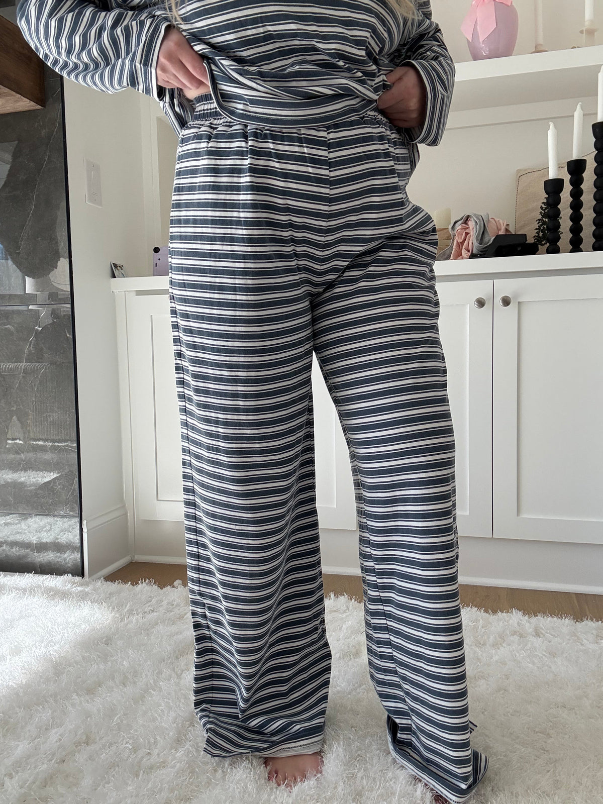 Billie Striped Loungewear Pants