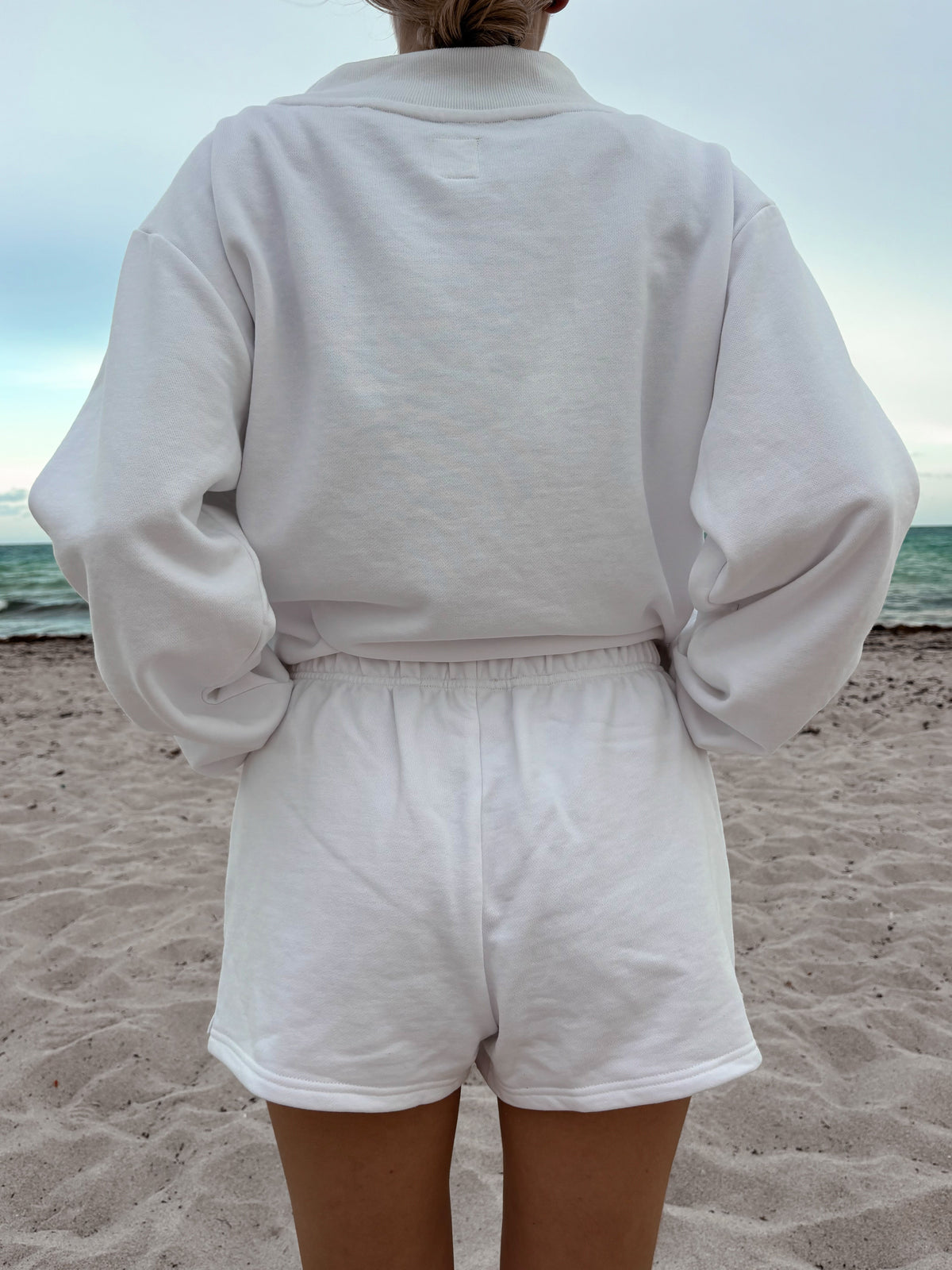 Sunkissedcoconut Embroidered Sweat Shorts 100% Cotton