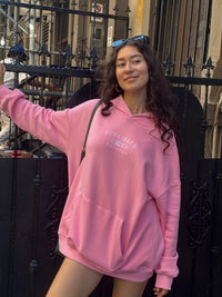Cotton Candy Stitched Sunkissedcoconut Logo Hoodie 100% Cotton